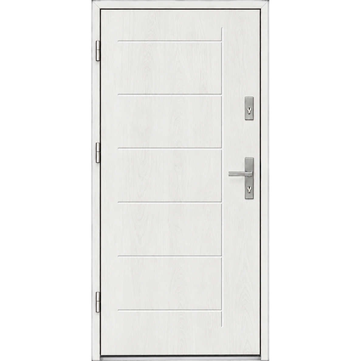 Baltas ārdurvis mājai STA-T41-55 PREMIUM Baltas ārdurvis mājai STA-T41-55 PREMIUM
