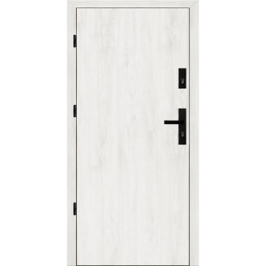 Baltas ārdurvis mājai STA-G-55 PREMIUM