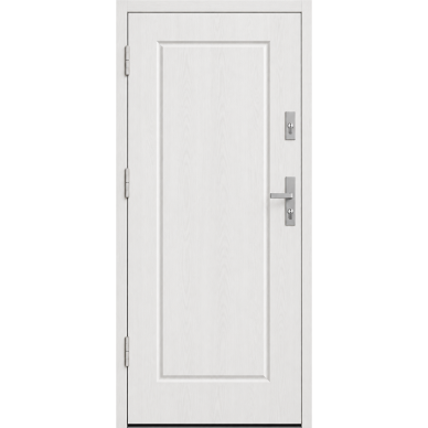 Baltas ārdurvis mājai STA-T21-55 PREMIUM PLUS