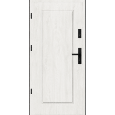 Baltas ārdurvis mājai STA-T21-55 PREMIUM PLUS