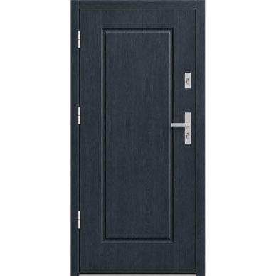 Pelēkas ārdurvis mājai STA-T21-55 PREMIUM