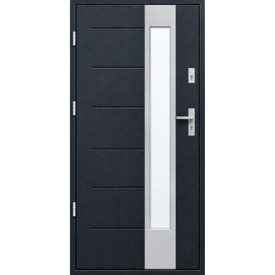 Pelēkas ārdurvis mājai STA-T41-S37-72 PREMIUM PLUS Pelēkas ārdurvis mājai STA-T41-S37-72 PREMIUM PLUS